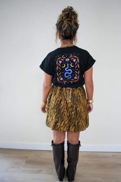 Lofty Manner Skirt Katalin Feathers Print - Afbeelding 3