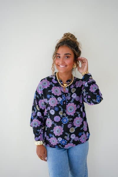 Lofty Manner Blouse Emese Multi FLower - Afbeelding 3
