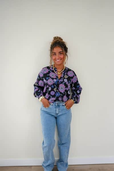 Lofty Manner Blouse Emese Multi FLower - Afbeelding 6