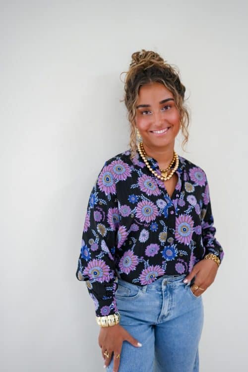 Alternative view of Lofty Manner Blouse Emese Multi FLower
