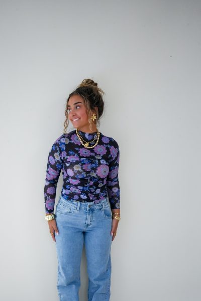 Lofty Manner Top Ilona Multi Flower - Afbeelding 5