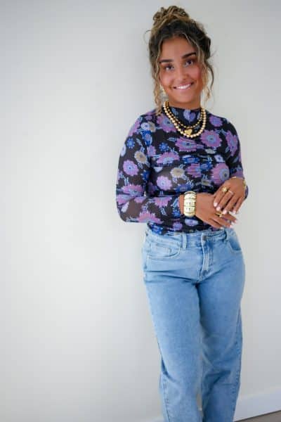 Lofty Manner Top Ilona Multi Flower - Afbeelding 2