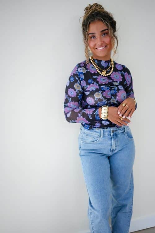 Alternative view of Lofty Manner Top Ilona Multi Flower