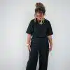 Lofty Manner Trouser Dora Black