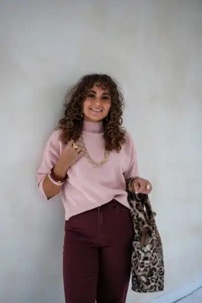 Evi Sweater Pink - - Afbeelding 7