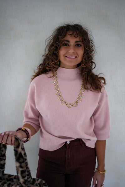 Evi Sweater Pink - - Afbeelding 5