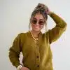 Lofty Manner Cardigan Lilly Green