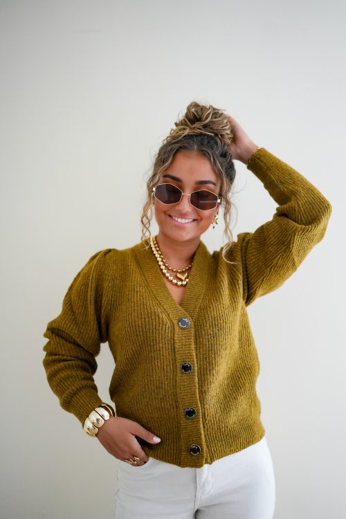 Lofty Manner Cardigan Lilly Green