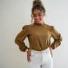 Lofty Manner Top Rozalia Green