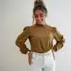 Lofty Manner Top Rozalia Green