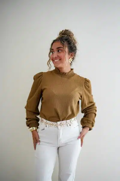 Lofty Manner Top Rozalia Green - Afbeelding 3