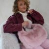 Ryanne Suedine Jacket Bordeaux