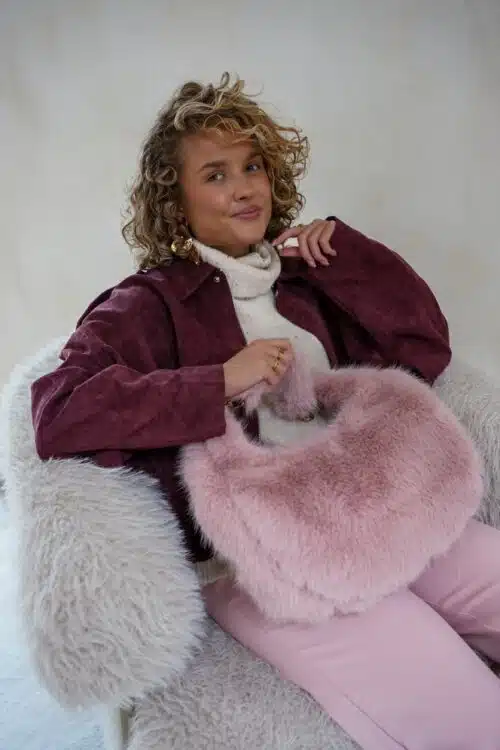 Ryanne Suedine Jacket Bordeaux