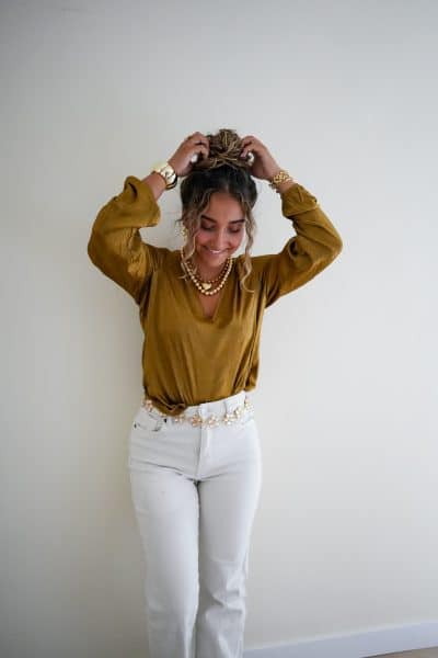 Lofty Manner Blouse Agnes Green - Afbeelding 3