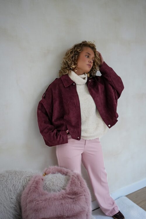 Alternative view of Ryanne Suedine Jacket Bordeaux