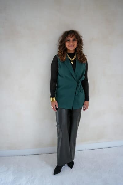 Lofty Manner Gilet Zaria Petrol Green - Afbeelding 3