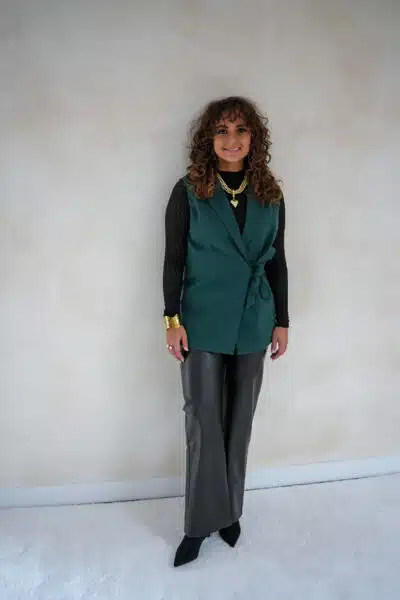 Lofty Manner Gilet Zaria Petrol Green - Afbeelding 3