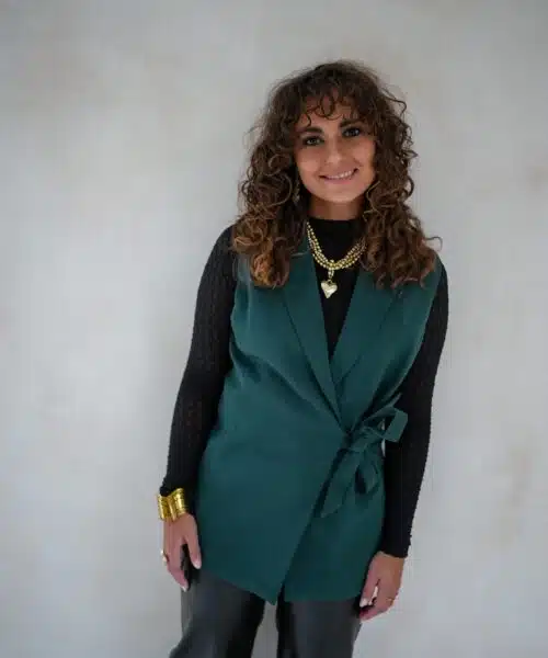 Lofty Manner Gilet Zaria Petrol Green