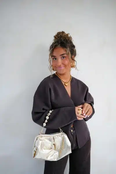 Guusje Cardigan Brown - Afbeelding 4