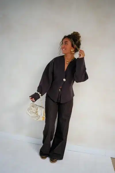 Guusje Cardigan Brown - Afbeelding 5