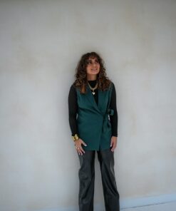 Alternative view of Lofty Manner Gilet Zaria Petrol Green
