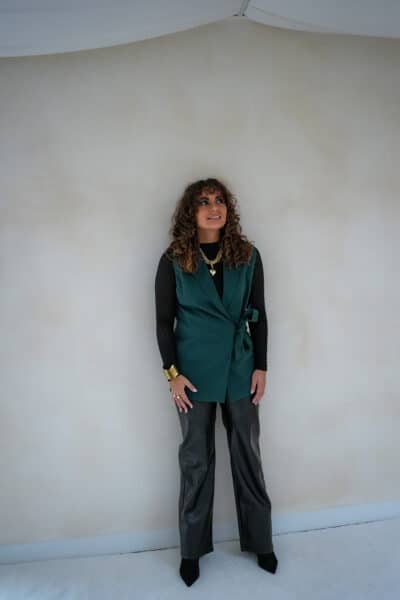 Lofty Manner Gilet Zaria Petrol Green - Afbeelding 2