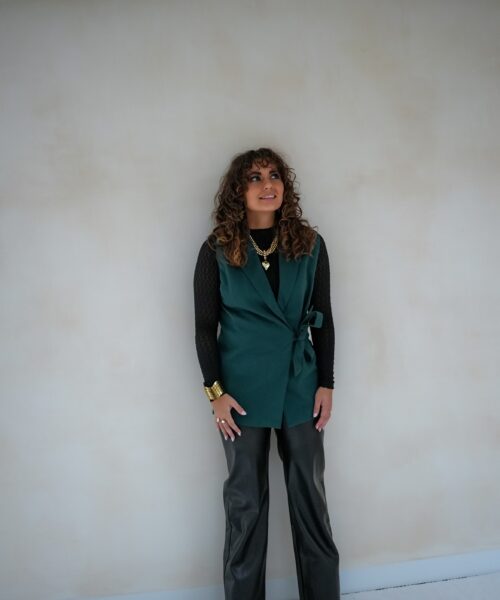Alternative view of Lofty Manner Gilet Zaria Petrol Green