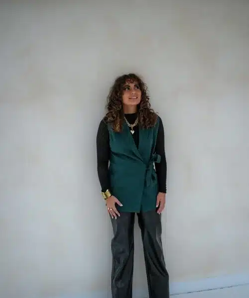 Alternative view of Lofty Manner Gilet Zaria Petrol Green