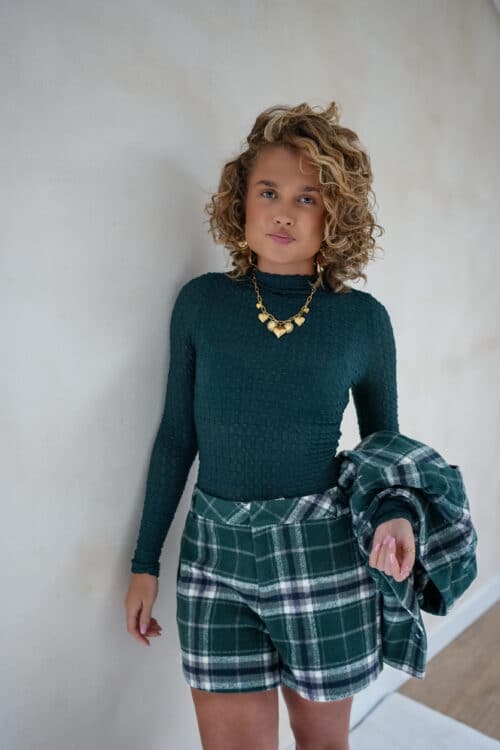 Alternative view of Lofty Manner Top Leona Petrol Green