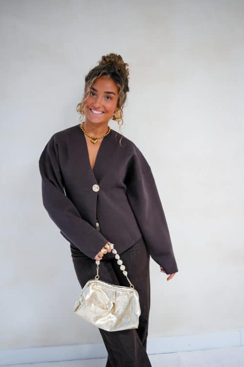 Alternative view of Guusje Cardigan Brown
