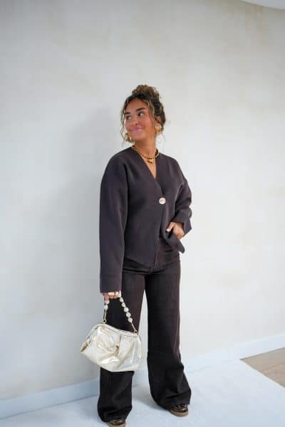 Guusje Cardigan Brown - Afbeelding 8