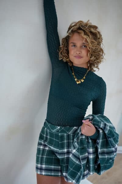 Lofty Manner Top Leona Petrol Green - Afbeelding 6