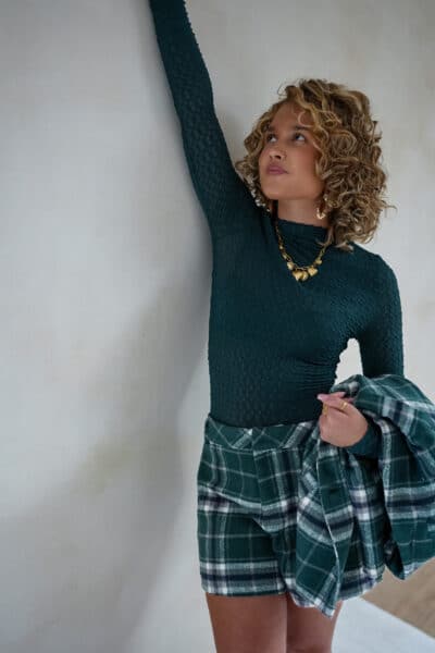 Lofty Manner Top Leona Petrol Green - Afbeelding 5