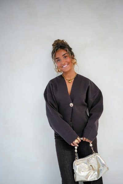 Guusje Cardigan Brown - Afbeelding 6