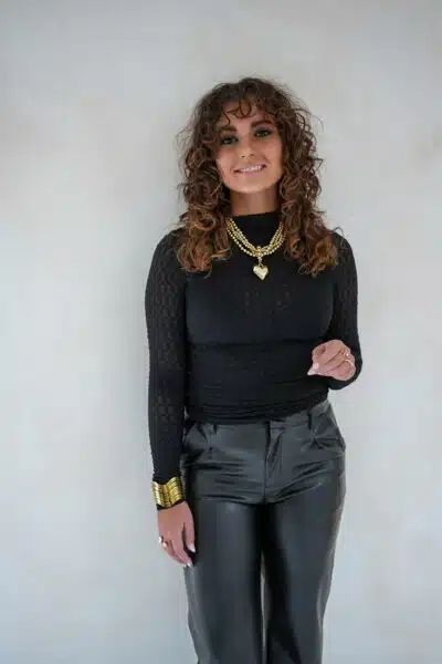 Lofty Manner Top Leona Black - Afbeelding 3