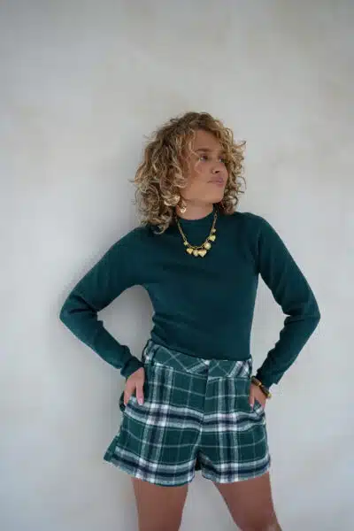 Lofty Manner Sweater Eloise Petrol Green - Afbeelding 3