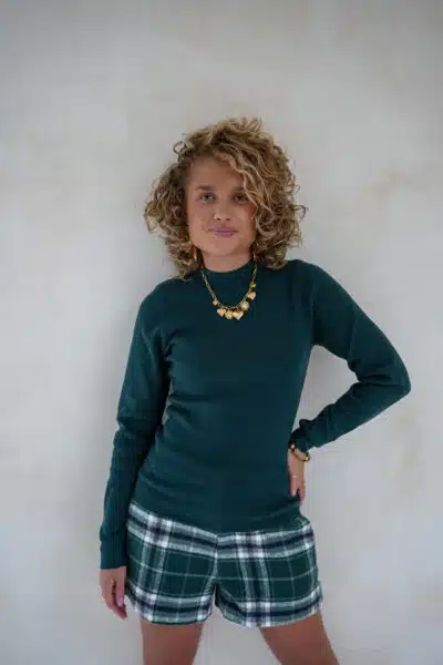 Lofty Manner Sweater Eloise Petrol Green - Afbeelding 4