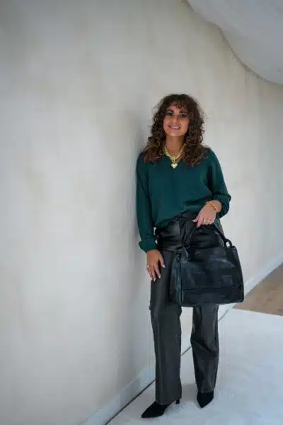 Lofty Manner Blouse Madison Petrol Green - Afbeelding 5