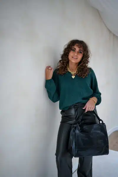 Lofty Manner Blouse Madison Petrol Green - Afbeelding 6