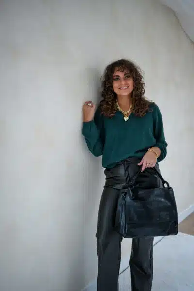 Lofty Manner Blouse Madison Petrol Green - Afbeelding 2