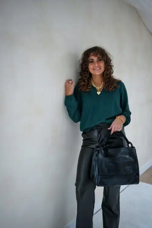 Alternative view of Lofty Manner Blouse Madison Petrol Green