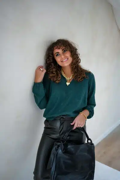 Lofty Manner Blouse Madison Petrol Green - Afbeelding 7