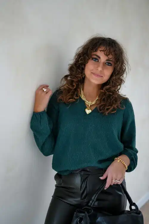 Lofty Manner Blouse Madison Petrol Green
