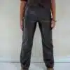 Maud Leatherlook Pants Brown 0311-2