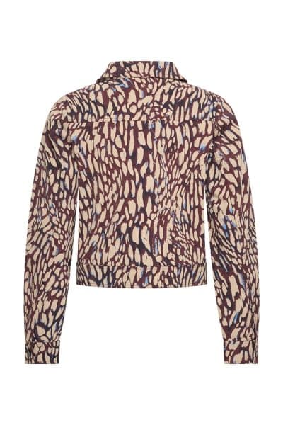 Mi Piace Travel Jacket Abstracte Burgundy - Afbeelding 2