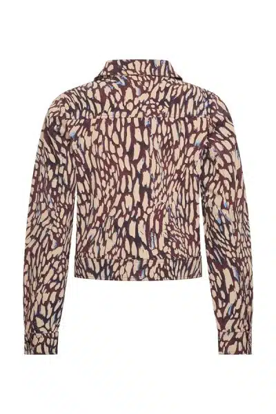 Mi Piace Travel Jacket Abstracte Burgundy - Afbeelding 2