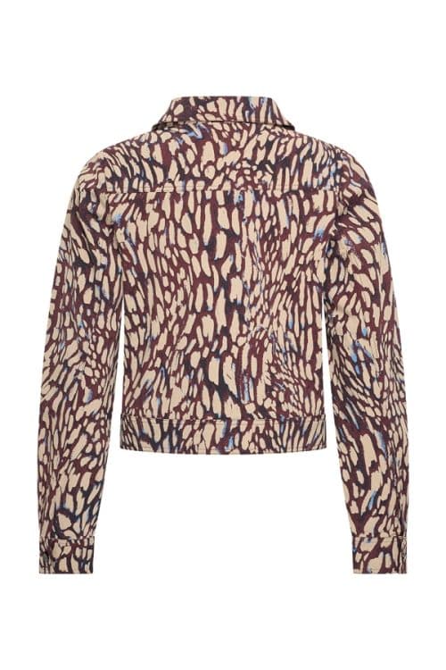 Alternative view of Mi Piace Travel Jacket Abstracte Burgundy
