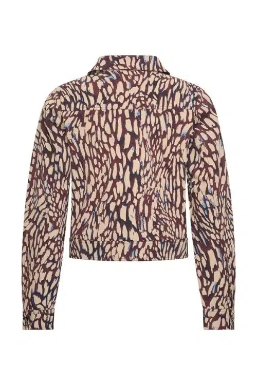 Alternative view of Mi Piace Travel Jacket Abstracte Burgundy