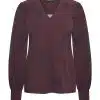 Mi Piace Travel Tara Longsleeve Burgundy Circle