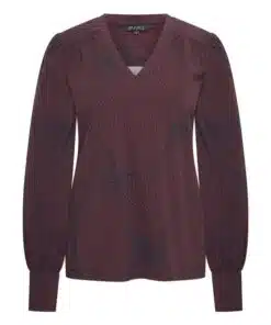 Mi Piace Travel Tara Longsleeve Burgundy Circle